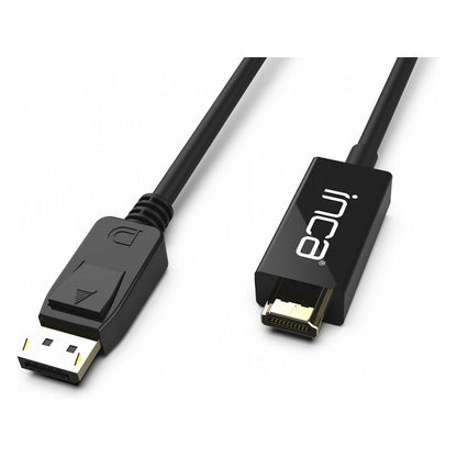 INCA DisplayPort zu HDMI,Kabellä.1,8 m,10,2 Gbit/s (max.)