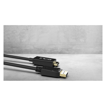 INCA DisplayPort zu HDMI,Kabellä.1,8 m,10,2 Gbit/s (max.)