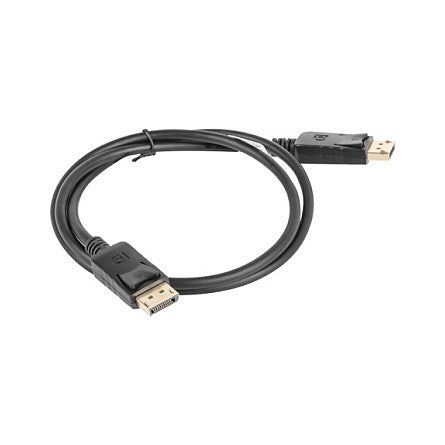 LANBERG Displayport M/M 19 PIN V1.2 Kabel 1,0m 4K schwarz