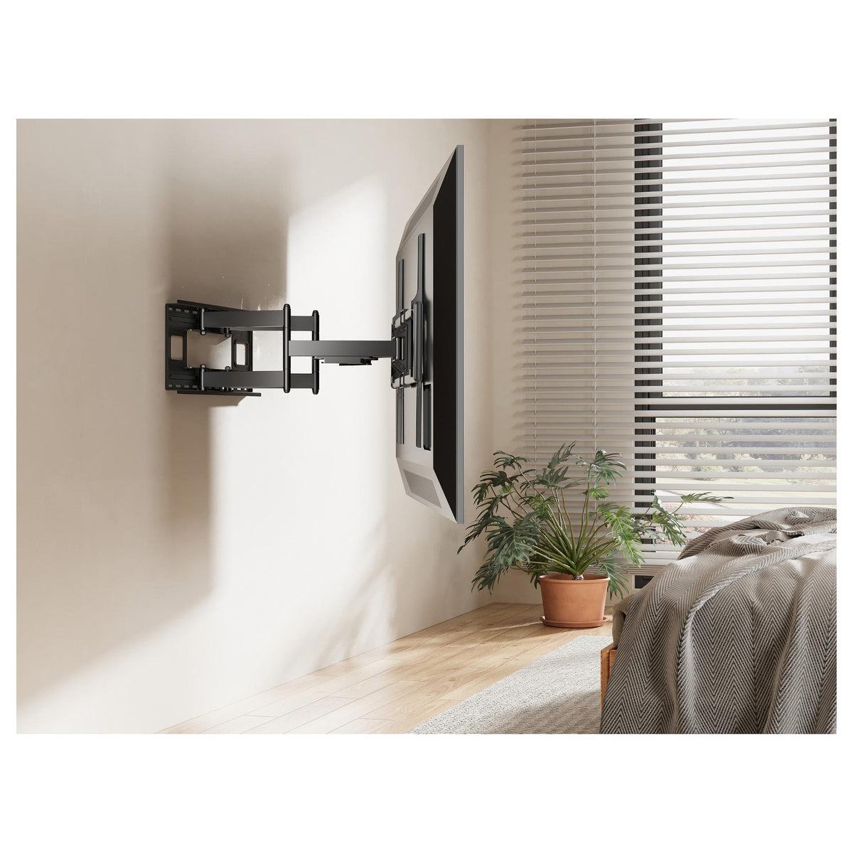 Equip Wandhalterung 60"-120"/1TFT Rotation 2Gelenke 120kg sw retail