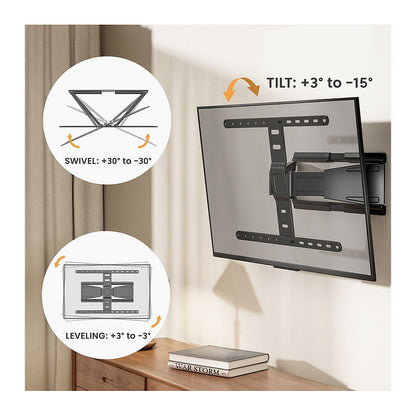 VALUE TV-Wandhalterung, ultra-slim, 43-90 Zoll, bis 50 kg