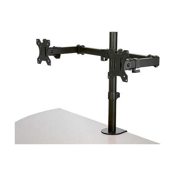 StarTech.com Monitor Arm for 2 Monitors with Desk Mount Desk Clamp VESA Monitor Mount