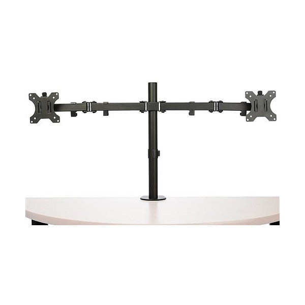 StarTech.com Monitor Arm for 2 Monitors with Desk Mount Desk Clamp VESA Monitor Mount