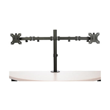 StarTech.com Monitor Arm for 2 Monitors with Desk Mount Desk Clamp VESA Monitor Mount