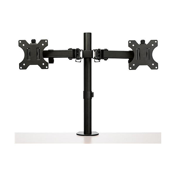 StarTech.com Monitor Arm for 2 Monitors with Desk Mount Desk Clamp VESA Monitor Mount
