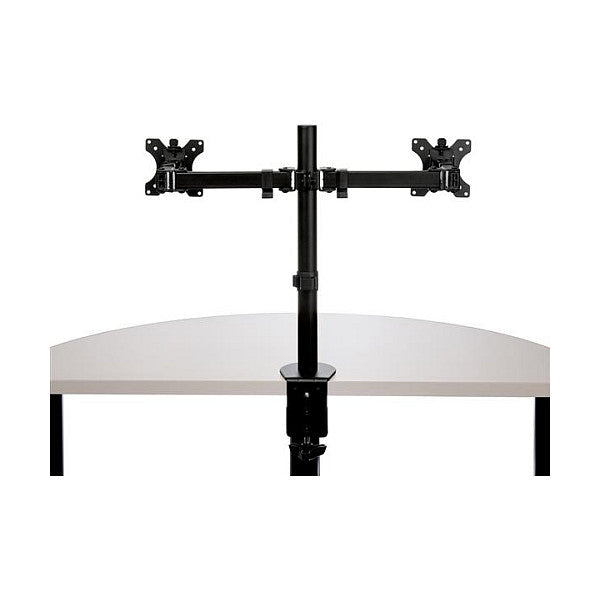 StarTech.com Monitor Arm for 2 Monitors with Desk Mount Desk Clamp VESA Monitor Mount