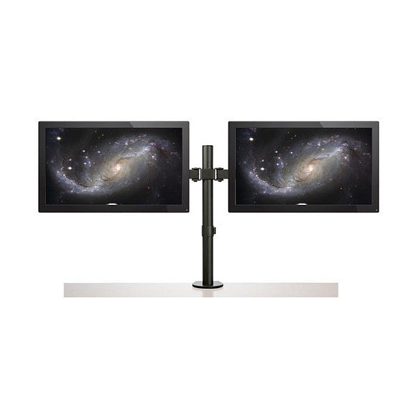 StarTech.com Monitor Arm for 2 Monitors with Desk Mount Desk Clamp VESA Monitor Mount