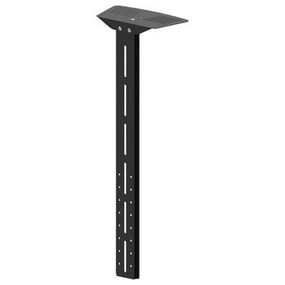 Vision VFM-WVC/2 - Mounting component (shelf) - for video conference camera - cold-rolled steel - bl