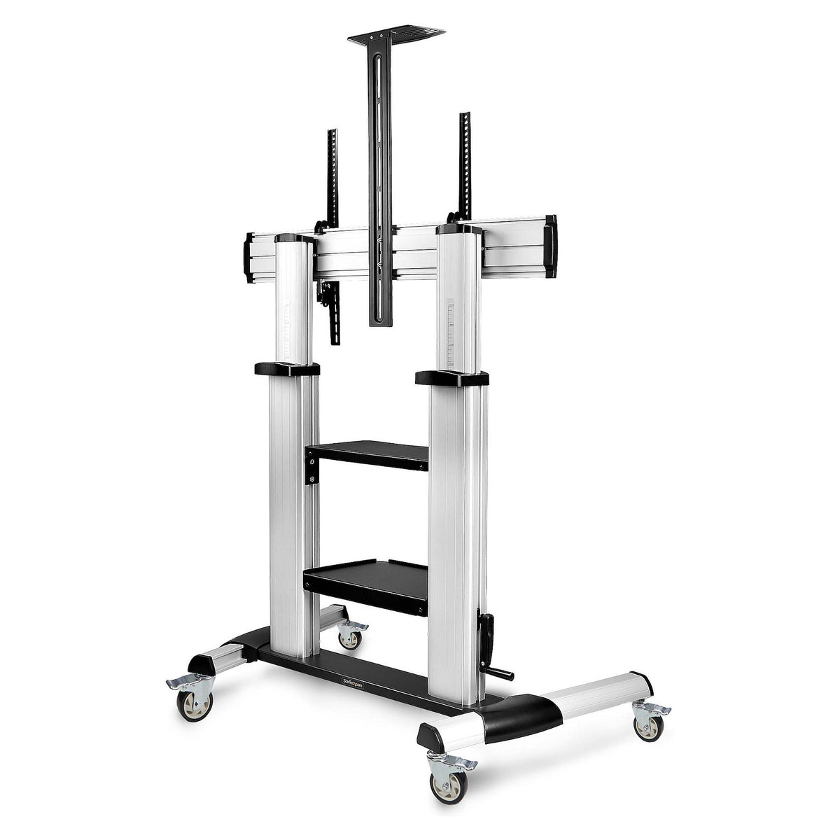 StarTech.com MOBILE TV CART up to 120 TV 220 CAP HAND CRANK HEIGHT ADJUSTMENT