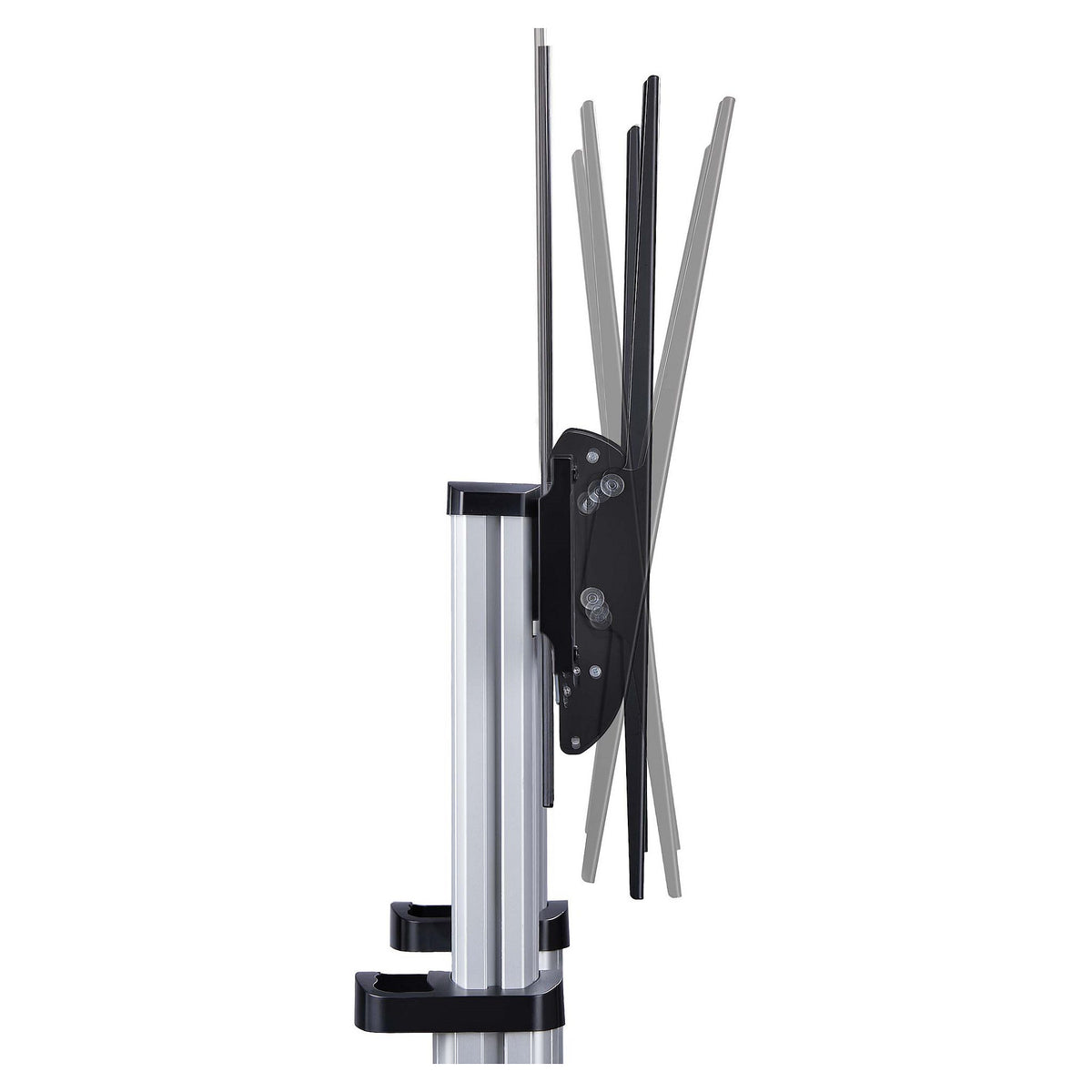 StarTech.com MOBILE TV CART up to 120 TV 220 CAP HAND CRANK HEIGHT ADJUSTMENT