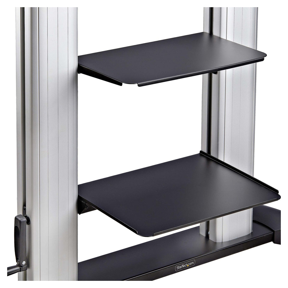 StarTech.com MOBILE TV CART up to 120 TV 220 CAP HAND CRANK HEIGHT ADJUSTMENT