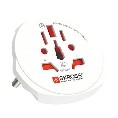 Skross PRO Light USB 2xA - World Reiseadapter, Weltweit