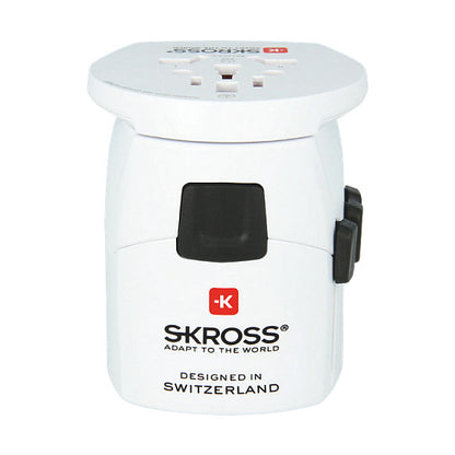 Skross PRO Light USB 2xA - World Reiseadapter, Weltweit
