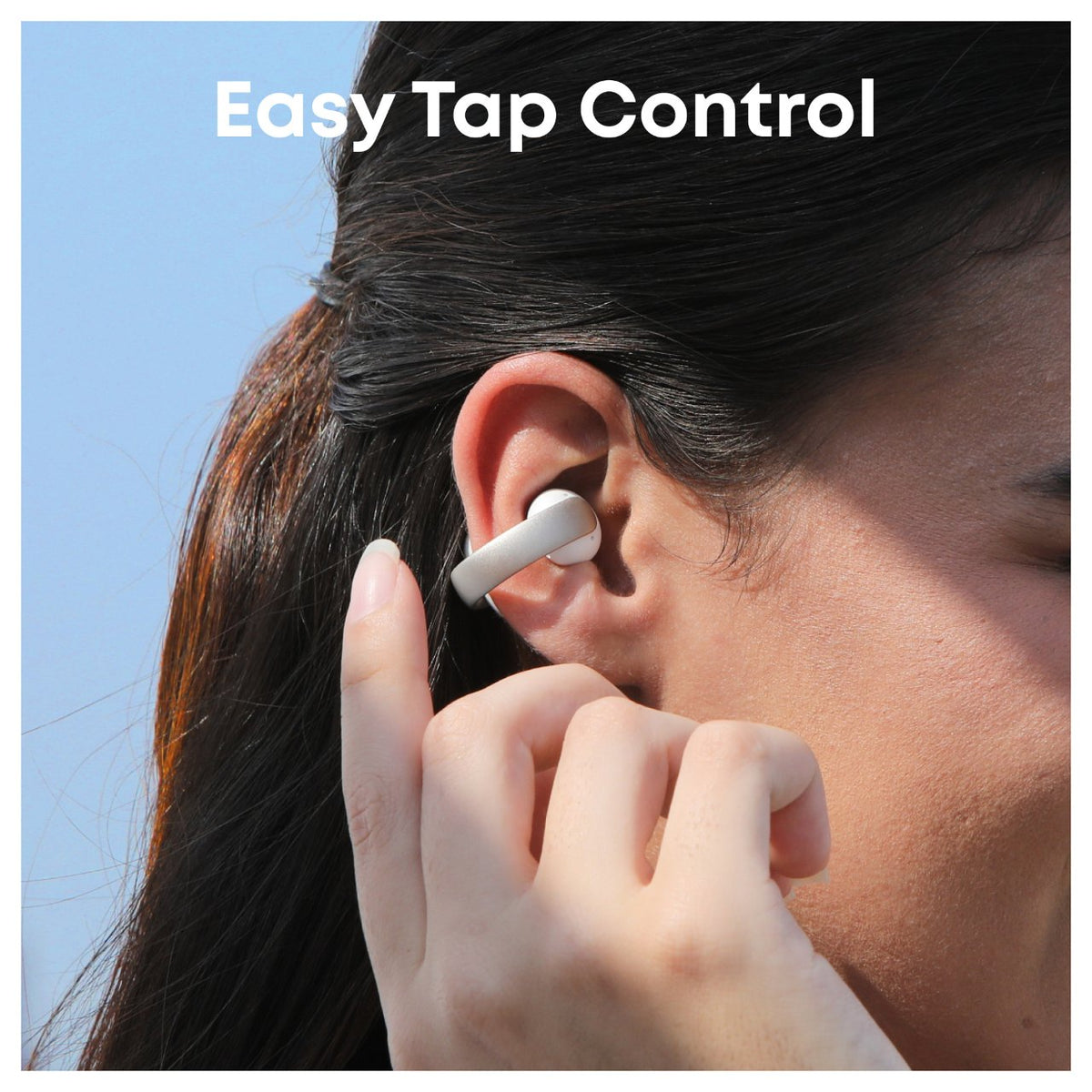 Anker Soundcore AeroClip Kopfhörer, Weiß, Open-Ear, Kabellos