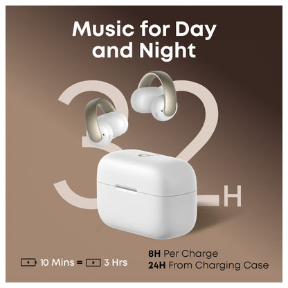 Anker Soundcore AeroClip Kopfhörer, Weiß, Open-Ear, Kabellos