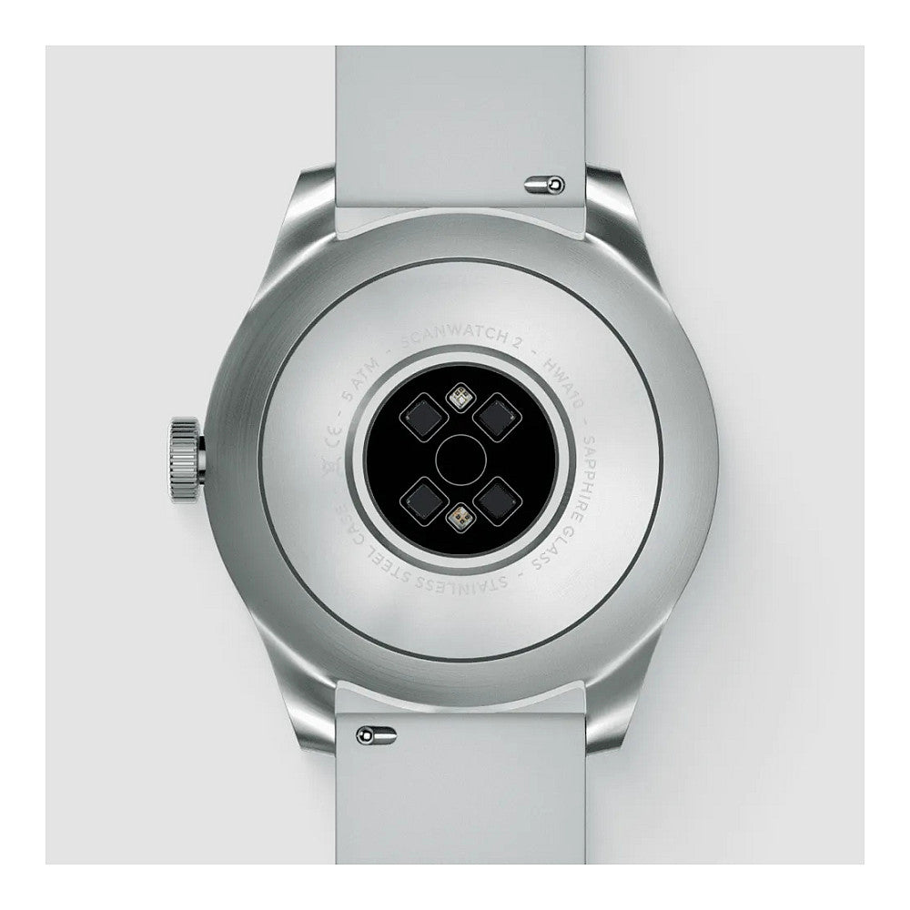 Withings ScanWatch 2 42mm weiß EKG, Blutsauerstoffgehalt, Schlafüberwachung