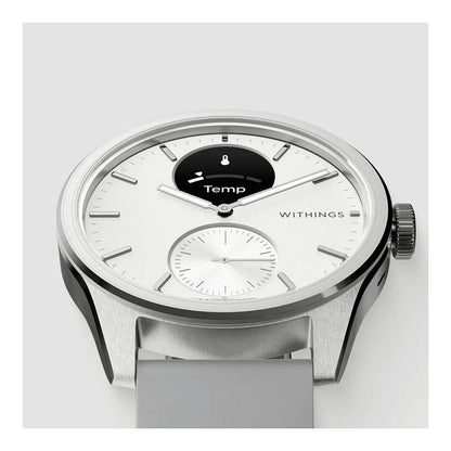 Withings ScanWatch 2 42mm weiß EKG, Blutsauerstoffgehalt, Schlafüberwachung