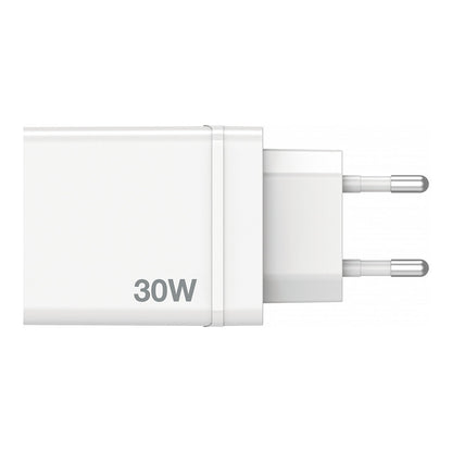 Verbatim Ladegert 30W, 1x USB-C , 3x USB-A (wei, PD 3.0, QC 3.0)