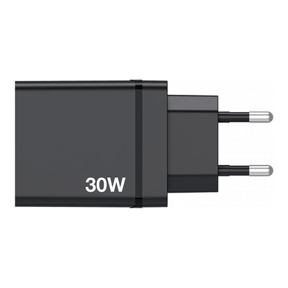 Verbatim Ladegert 30W, 1x USB-C , 3x USB-A (schwarz, PD 3.0, QC 3.0)
