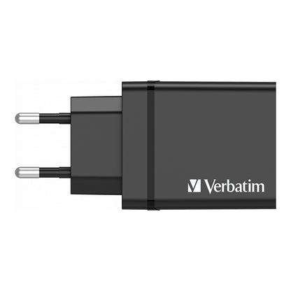 Verbatim Ladegert 30W, 1x USB-C , 3x USB-A (schwarz, PD 3.0, QC 3.0)