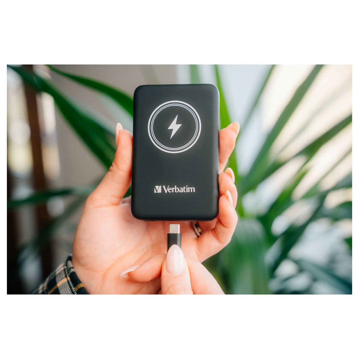 Verbatim Wireless Powerbank Charge 'n' Go 10.000mAh (schwarz, Qi, PD 3.0, Quick Charge 3.0)