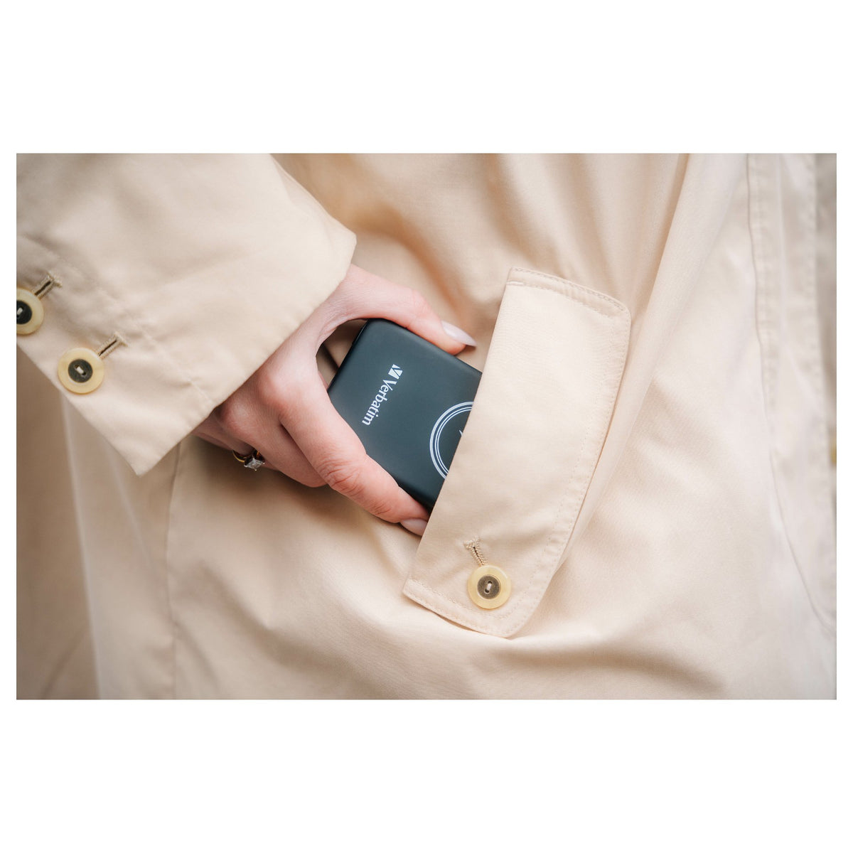 Verbatim Wireless Powerbank Charge 'n' Go 10.000mAh (schwarz, Qi, PD 3.0, Quick Charge 3.0)