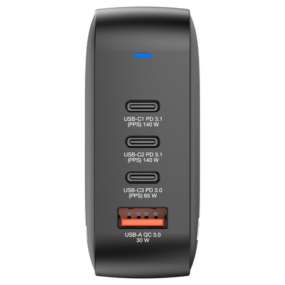 Verbatim Mini GaN Ladegert 165W 4 Port US/EU/UK ADP