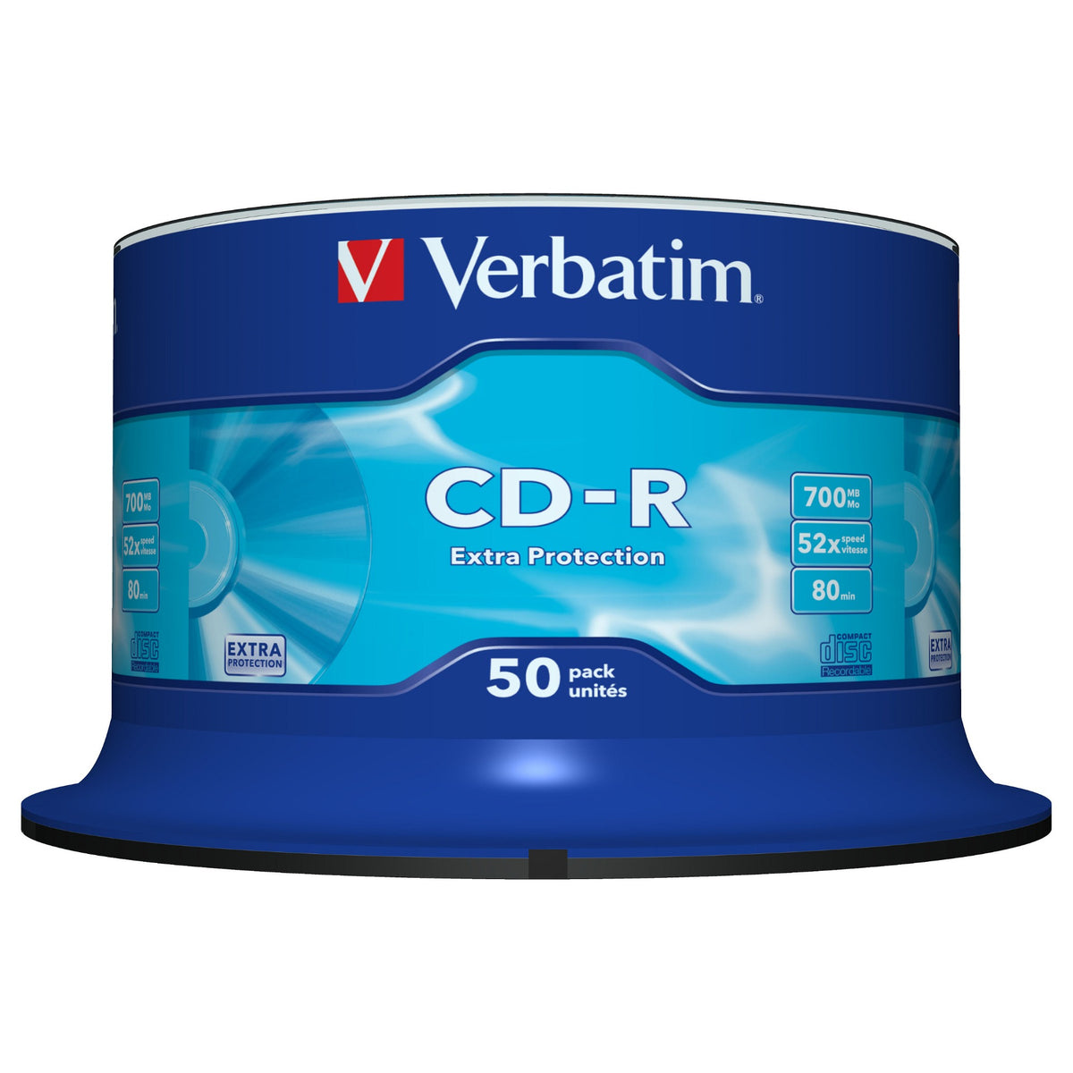 Verbatim CD-R Rohlinge 700MB Datenspeicher (50er Pack)