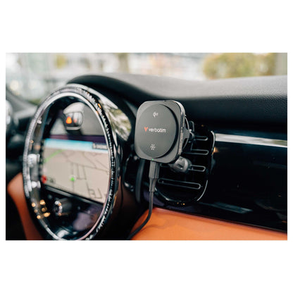 VERBATIM Charge ´n´ Drive Qi2 - magnetisches kabelloses Autoladegerät