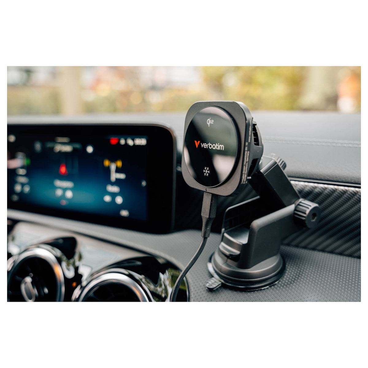 VERBATIM Charge ´n´ Drive Qi2 - magnetisches kabelloses Autoladegerät