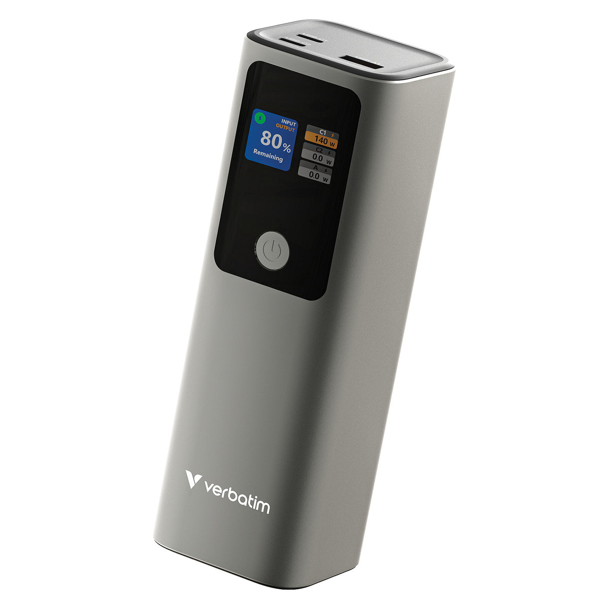 Verbatim Charge 'n' Go Powerbank 27.000 mAh metall-grau