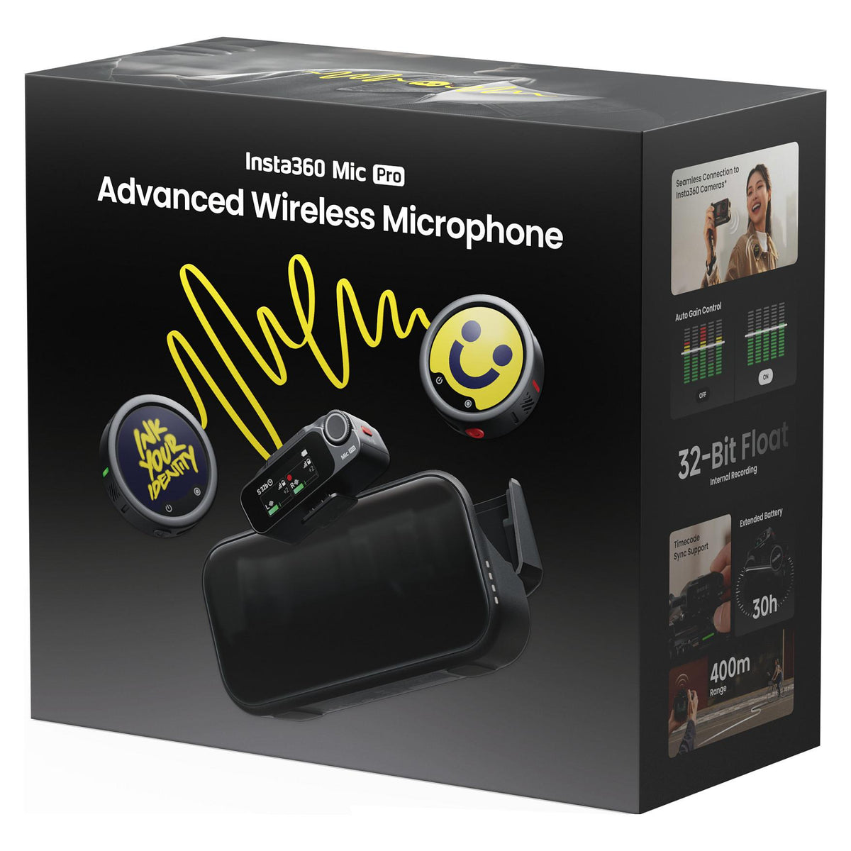 Insta360 Mic Pro (2 TX + 1 RX)