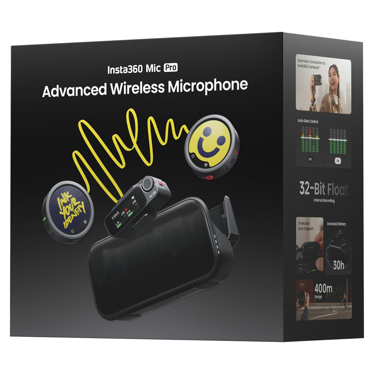 Insta360 Mic Pro (2 TX + 1 RX)