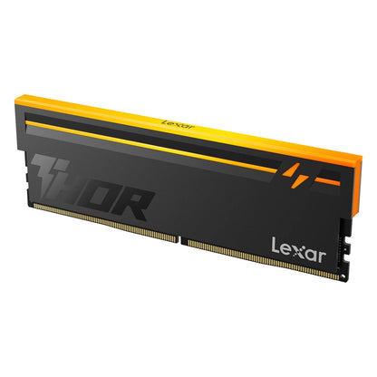 32GB Lexar THOR 2.0 6000 CL38 1.3V Memory with heatsink and RGB lighting, Black Color, Dual pack