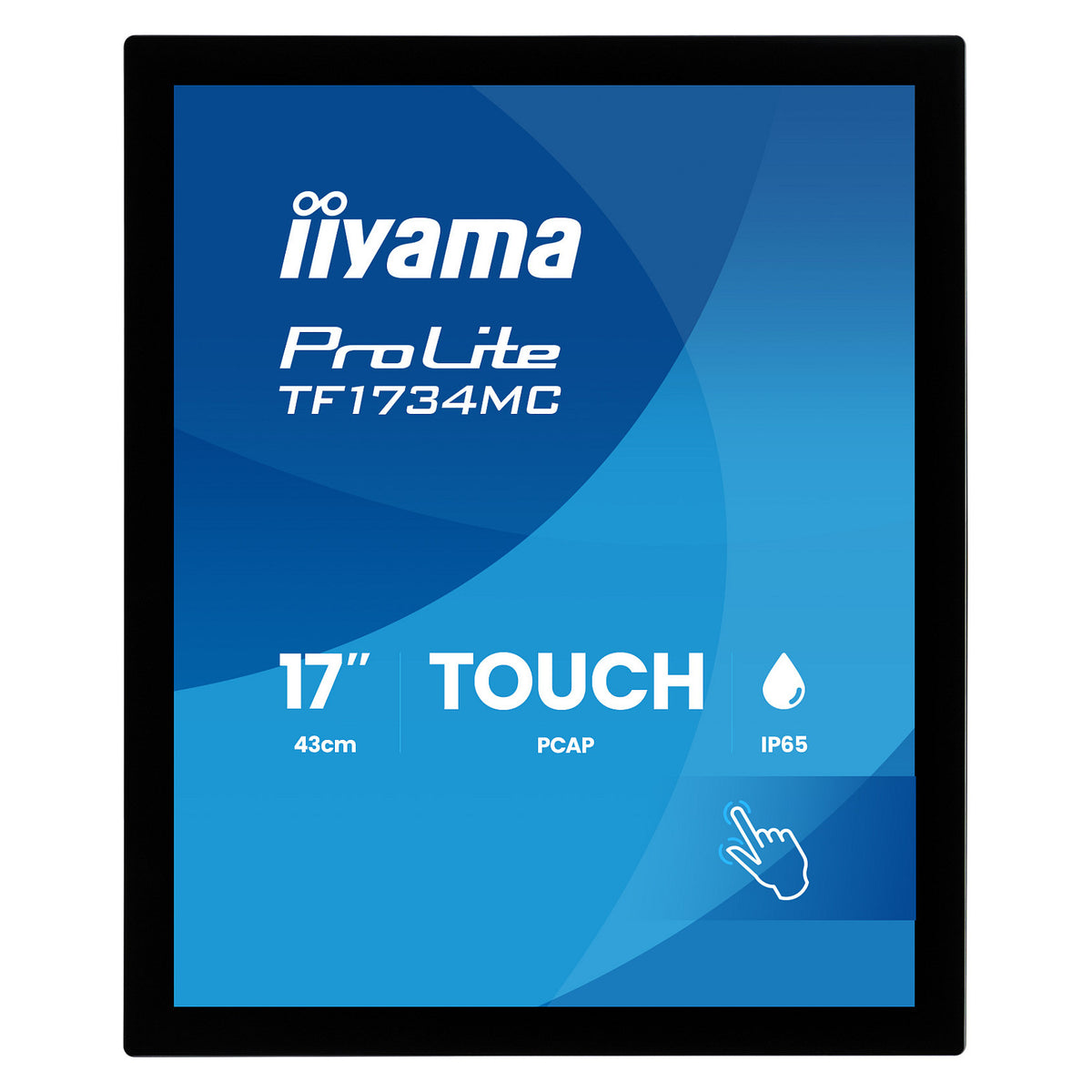 43,0cm/17" (1280x1024) iiyama ProLite TF1734MC-B8X 5:4 TN 5ms 75Hz HDMI DisplayPort VGA VESA Touch Black
