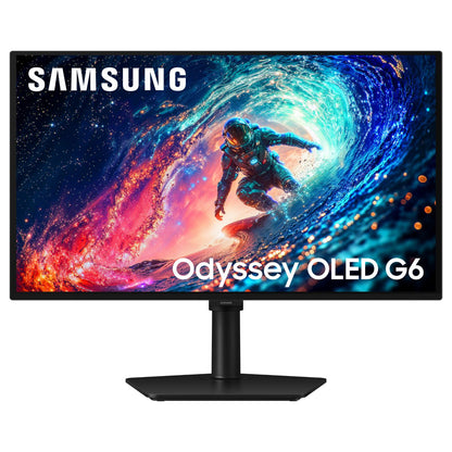 67cm/27" (2560x1440) Samsung S27HG612SU 16:9 WQHD QD-OLED 0,03ms 240Hz DisplayPort HDMI VESA HDR10+ FreeSync Black