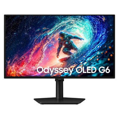 67cm/27" (2560x1440) Samsung S27HG612SU 16:9 WQHD QD-OLED 0,03ms 240Hz DisplayPort HDMI VESA HDR10+ FreeSync Black
