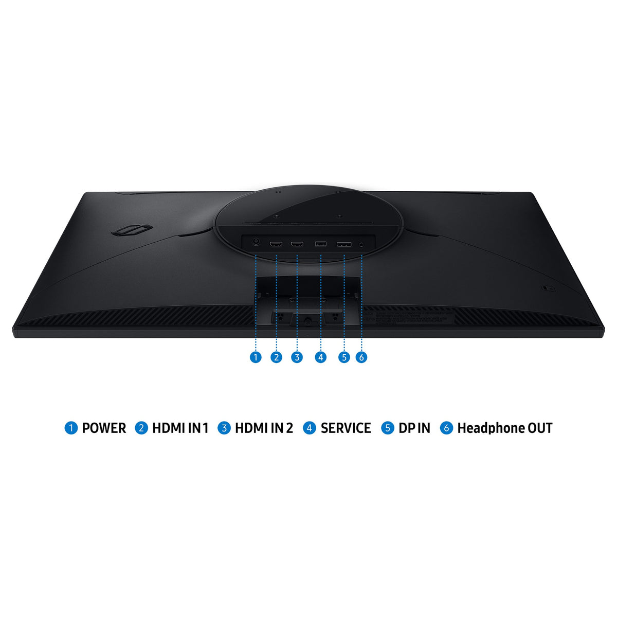 68,6cm/27" (2560x1440) Samsung Odyssey G53F 16:9 WQHD IPS 1ms 200Hz DisplayPort HDMI VESA HDR10 FreeSync Black