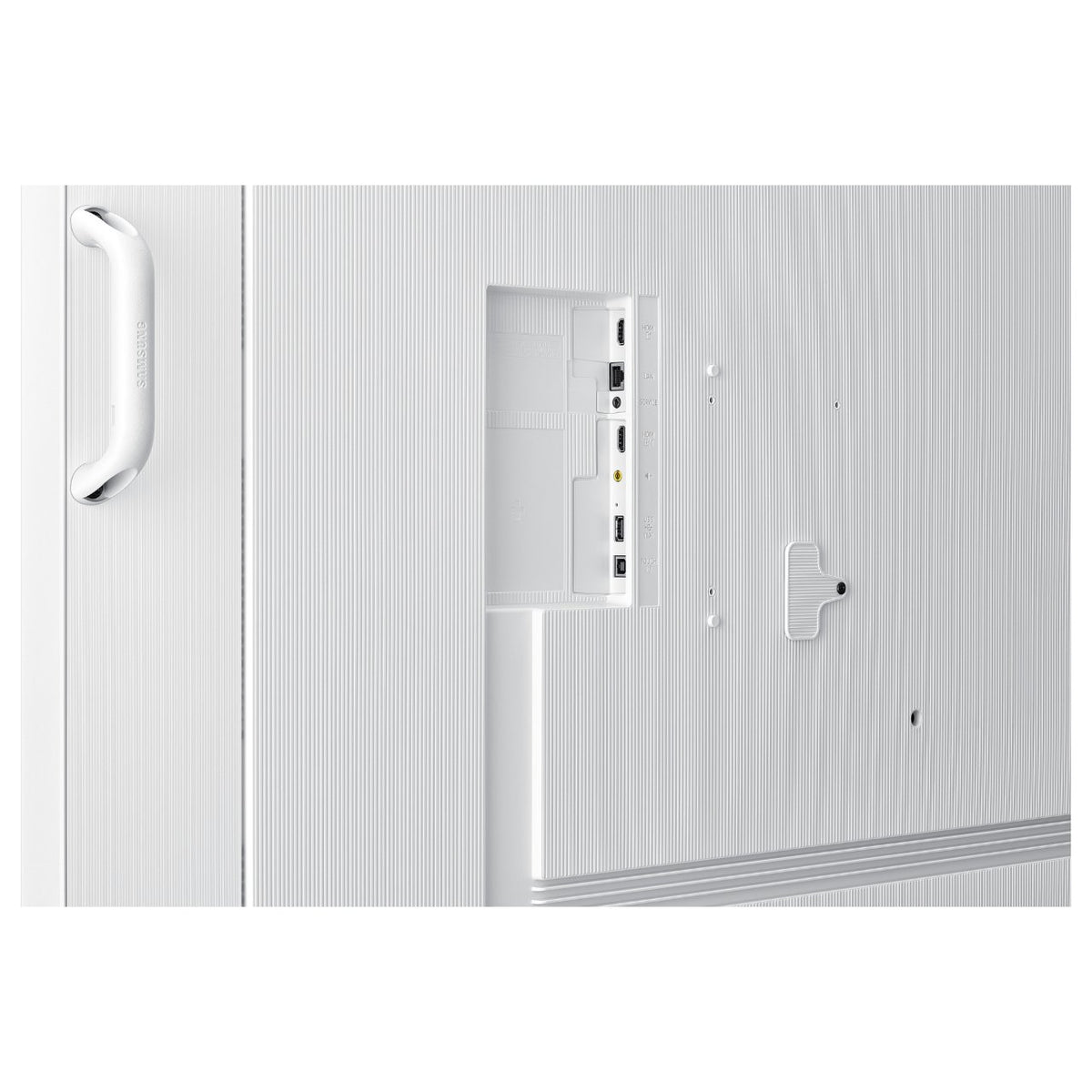 189,2cm/75" (3840x2160) Samsung WM75FX 16:9 4K VA 8ms HDMI USB-C USB LAN WLAN Bluetooth VESA Speaker Touch 12/7 White Gray