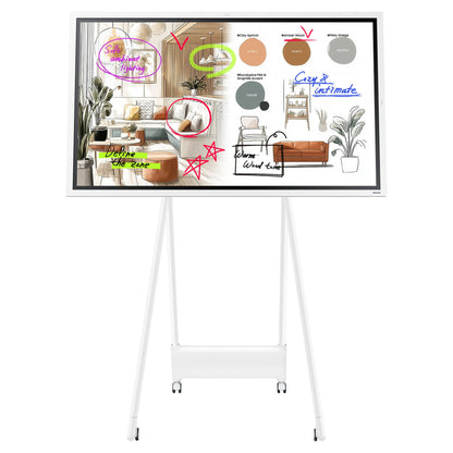 138,7cm/55" (3840x2160) Samsung WM55FX 16:9 4K VA 9,5ms HDMI USB-C USB LAN WLAN Bluetooth VESA Speaker Touch 12/7 White Gray