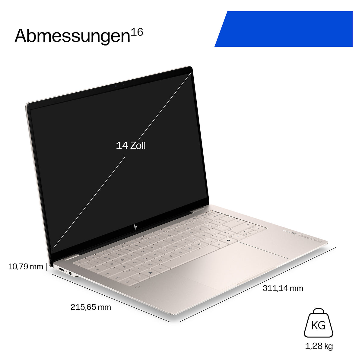 HP OmniBook Ultra 14-kd0175ng CU7 356H/32GB/1TBSSD/W11 Home Touch