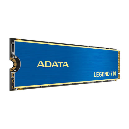 ADATA LEGEND 710 256 GB (blau/gold, PCIe 3.0 x4, NVMe 1.4, M.2 2280)