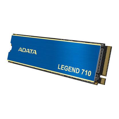 ADATA LEGEND 710 256 GB (blau/gold, PCIe 3.0 x4, NVMe 1.4, M.2 2280)
