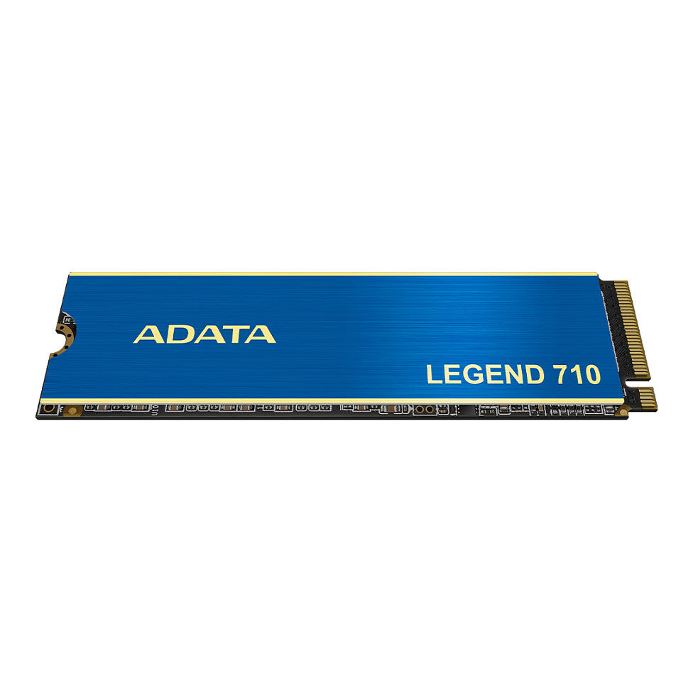ADATA LEGEND 710 256 GB (blau/gold, PCIe 3.0 x4, NVMe 1.4, M.2 2280)