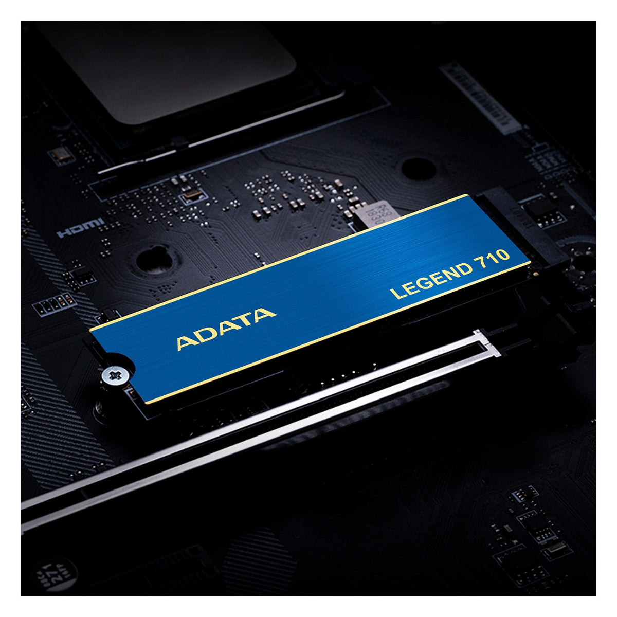 ADATA LEGEND 710 256 GB (blau/gold, PCIe 3.0 x4, NVMe 1.4, M.2 2280)