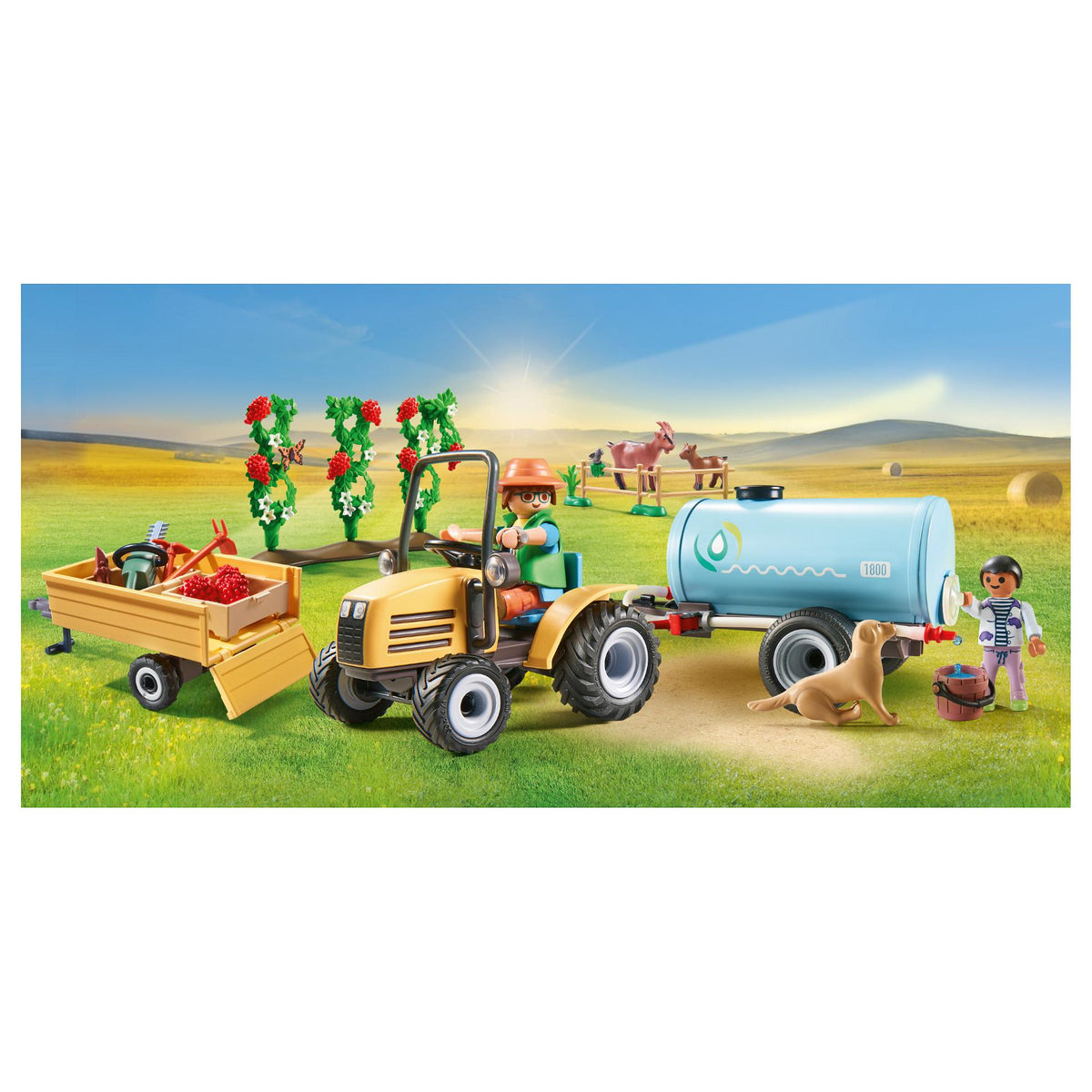 71442-Traktor Anhaenger Wassertank