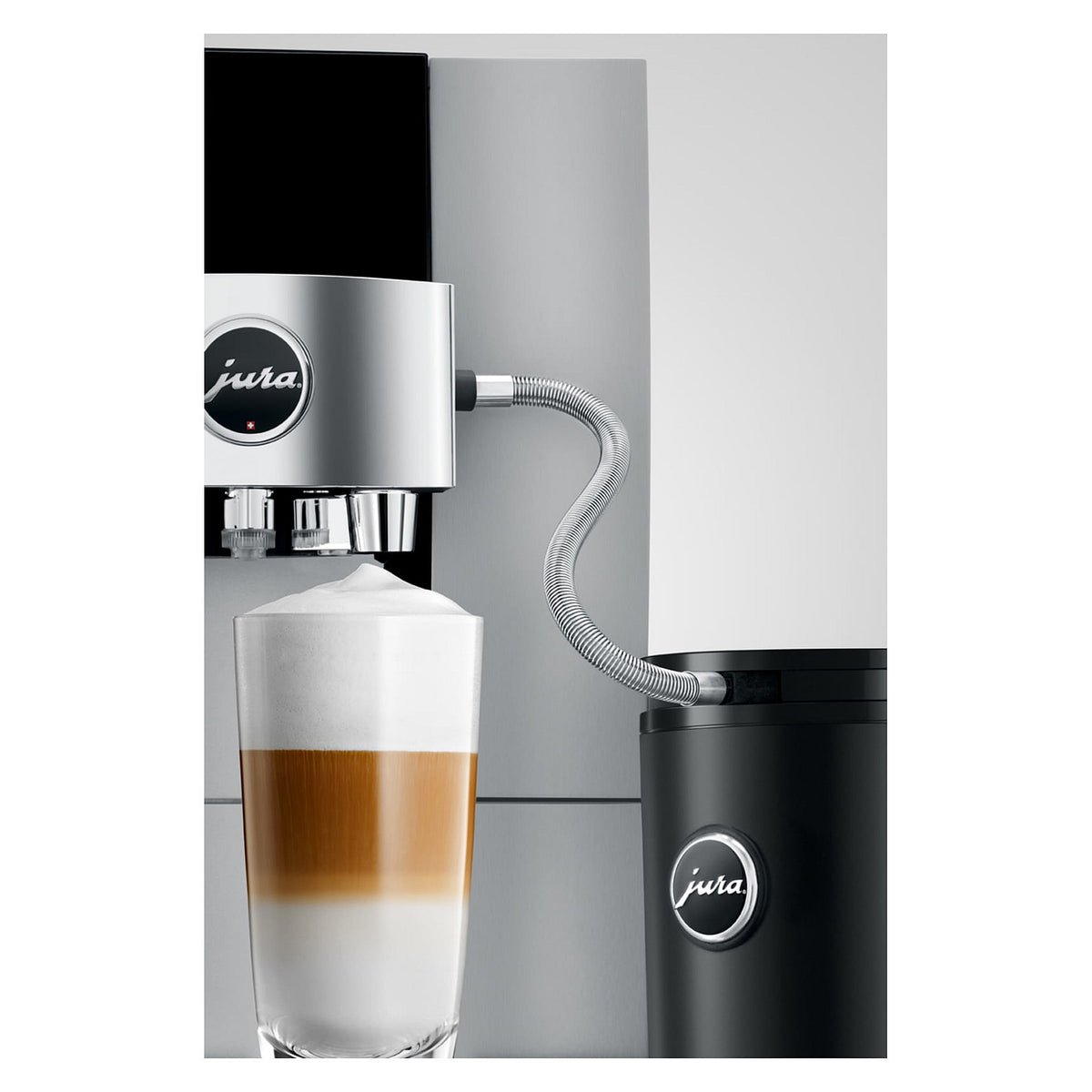 Jura 24114 Milchschlauch mit Edelstahlummantelung Silber