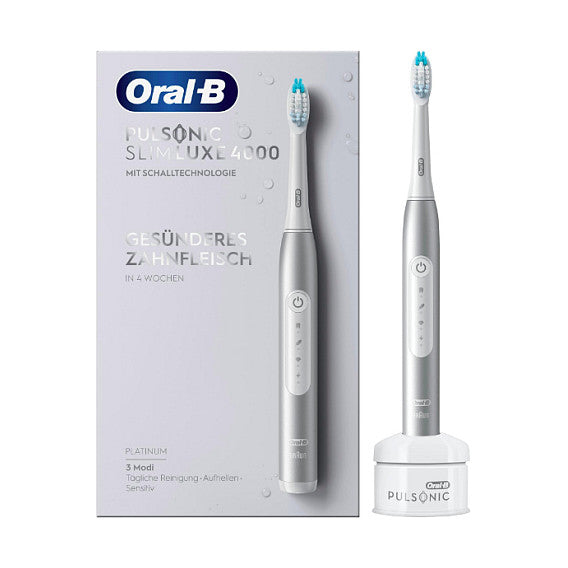 Oral-B Pulsonic Slim Luxe 4000 Elektrische Schallzahnbrste, platin