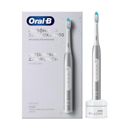 Oral-B Pulsonic Slim Luxe 4000 Elektrische Schallzahnbrste, platin