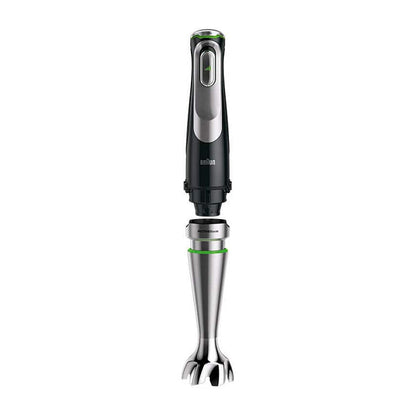 Houshold MultiQuick 9 Stabmixer MQ 9147X (edelstahl/schwarz, 1.200 Watt, mit 2 Zerkleinerern, Kartoffelstampfer, Schneebesen)